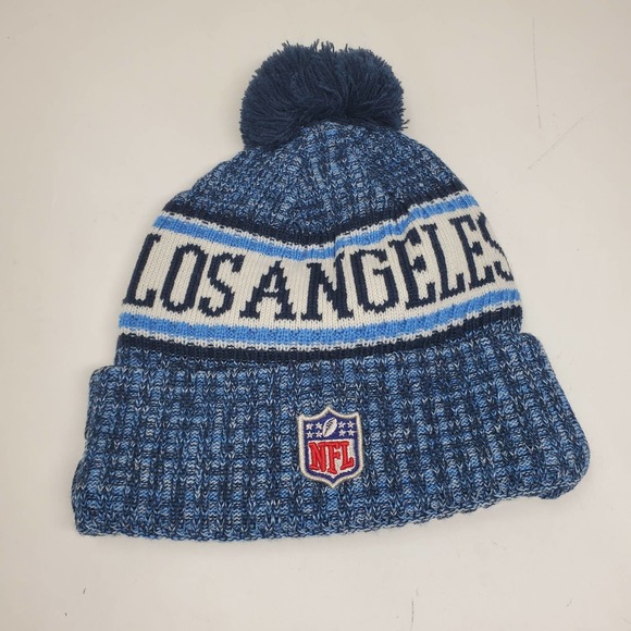 NWT New Era 2018 Sideline On Field Pom Beanie - Los Angeles Chargers - Picture 4 of 4